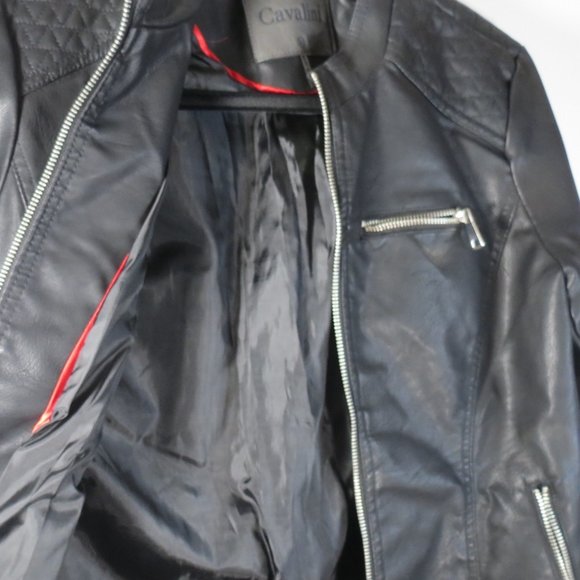NWT Cavalini Faux Leather Jacket - Picture 2 of 5